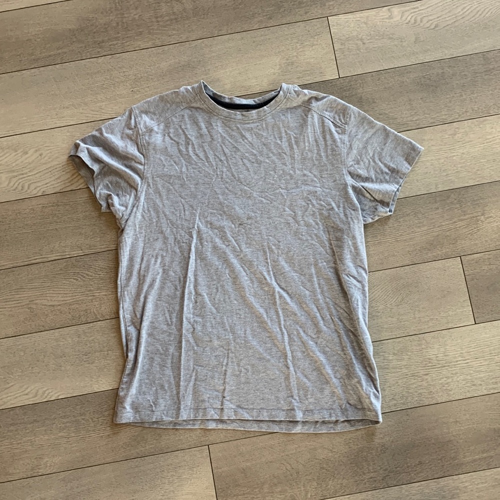 Kenneth Cole plain gray shirt. Large but fits more like a medium.